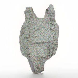 Lullaby Set Swimsuit Girls Size 4T One Piece Floral Ruffle Spring